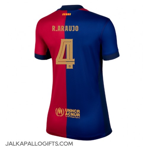 Barcelona Ronald Araujo #4 Kotipaita Naiset 2024-25 Lyhythihainen